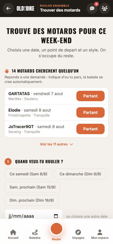 Biker Match pour trouver des motards